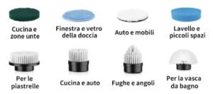 spazzola per fughe testine accessori