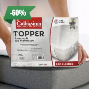 topper letto singolo o matrimoniale