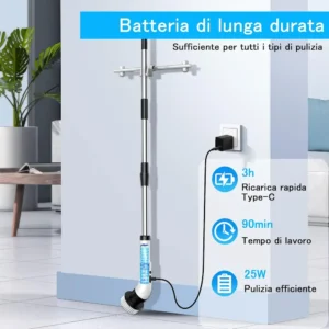 spazzola pulizia casa ricaricabile